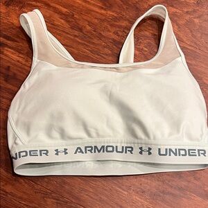 Under Armour Teal Sports Bra with Band, Size Large
